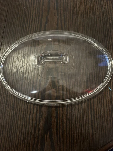Pyrex L-32-C Clear Glass Lid Fits Corning Ware L-32 Oval 2 Qt.  - Lid Only
