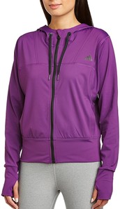 adidas hooded running jacket