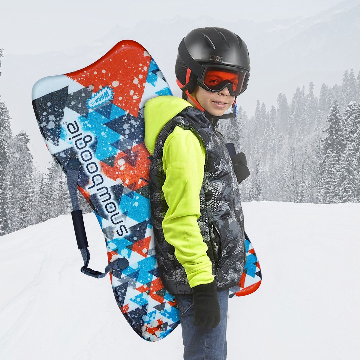 Kid Sled Wham-O Snowboogie Animal Sled 36