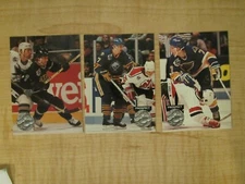 1991-92 Pro Set Platinum Prospects Hockey Starter Lot of 3