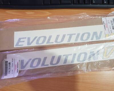 MITSUBISHI GENUINE Lancer EVO5 CP9A Side Door Decal EVOLUTION V 2 PCS