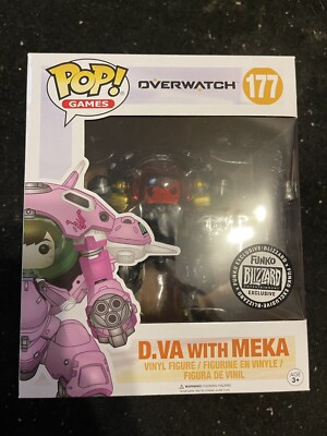 Funko Pop! Vinyl Figure Overwatch with MEKA (Carbon Fiber)