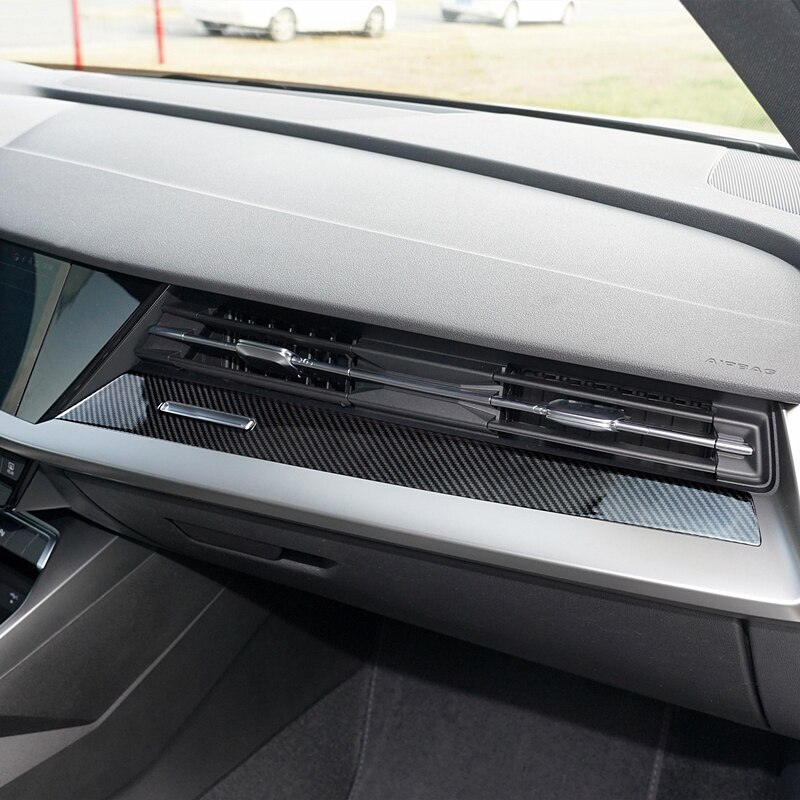 Passend für Audi A3 8Y 2015 - 21 Mittelkonsole Blende Abdeckung Rahmen Carbon