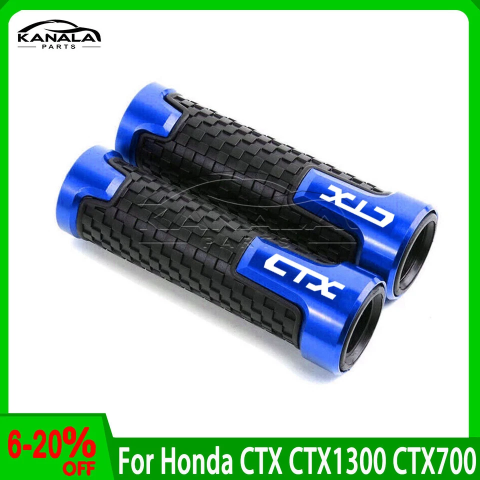 For Honda CTX CTX1300 CTX700 Motorcycle 7/8'' 22mm CNC Handlebar Hand Grips Foto 4 de 4
