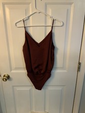 Express Burgandy Bodysuit