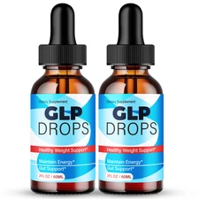 (2 Pack) GLP Liquid Blood Drops, All Natural Healthy Circulation & Stable Levels