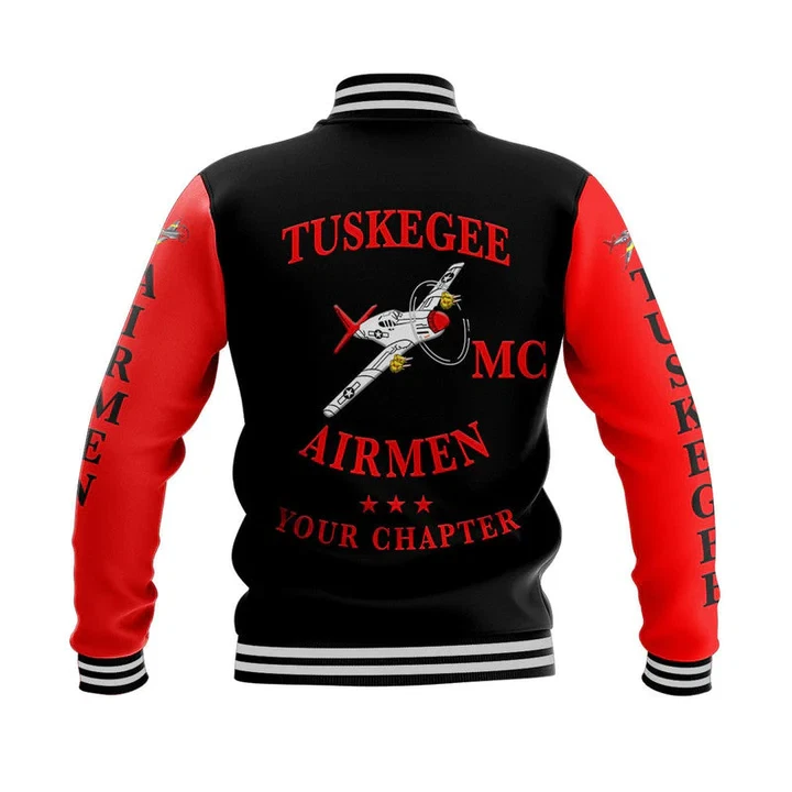 Custom Tuskegee Airmen American National Hero Baseball Jacket