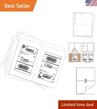Durable and Easy Peel Round Corner Labels - 1000 Self-Adhesive Shipping Labels