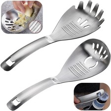1pc Stainless Steel Ginger Garlic Crusher Mincer Masher Spoon Wine Bottle Opener