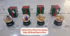 McDonalds 2025 AU Christmas X Grinch Meal Collectable Snow Globes Full Set OF 4