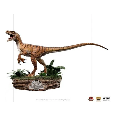 Jurassic World The Lost World Deluxe Art Scale Statue 1/10 Velociraptor 18 cm Ir - Photo 1/4