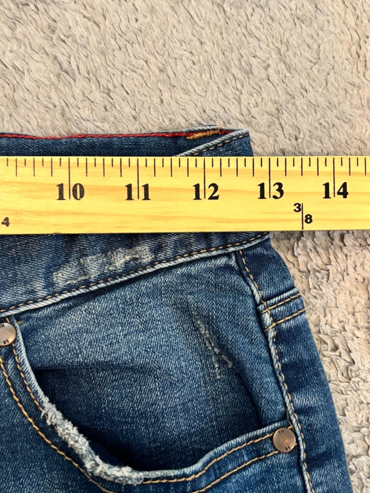 Jeans Tommy Hilfiger Niños 10R Jóvenes Envejecidos Pierna Recta Cintura Ajustable Foto 3 de 4