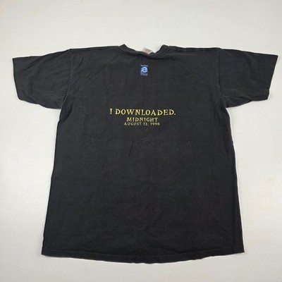 Vintage Microsoft Internet Explorer Midnight Madness Shirt Mens XL 1996 90s