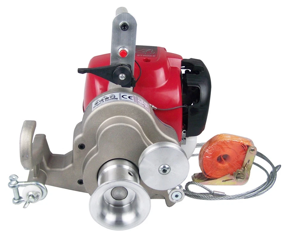 Spillwinde mit Honda Motor GX35 1,36PS 35,8ccm Spindelwinde Winde bis 1000kg - Bild 2 von 4