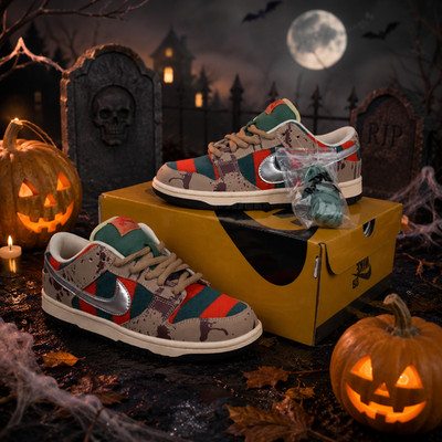 SB Dunk Low Pro Freddy Krueger-313170-202  - (MEN SIZE US)