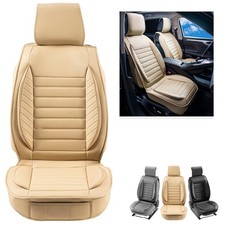 Seat Covers, Universal Car Seat Covers Front Seats, 2pcs Faux Leather Seat Cover