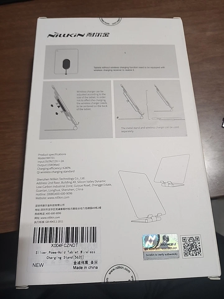 Nillkin Powerhold Tablet Wireless Charging Stand 15w NKT01  - Image 2 of 2