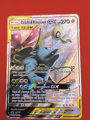 Celebi & Venusaur Tag Team GX Alternate Full Art Promo SM167 Celebi & Venusaur Tag Team GX Alternate Full Art Promo SM167