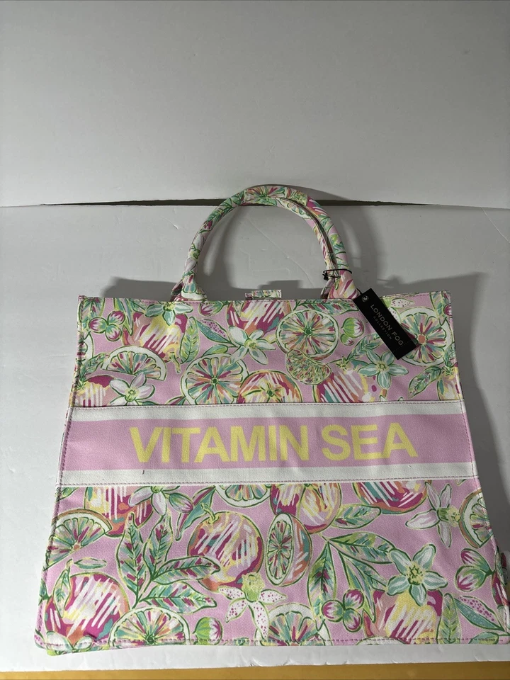 Bolso de Mano London Fog Collection Vitamin Sea Nuevo Con Etiquetas Foto 3 de 4