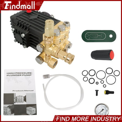 #ad 4.9GPM Belt Drive Pressure Power Washer Pump 24mm Solid Shaft 3600 PSI $160.22