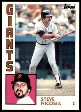 1984 Topps. Steve Nicosia . San Francisco Giants #98