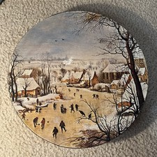 VTG 1966 SPRINGBOK Circular Puzzle WINTER SCENE