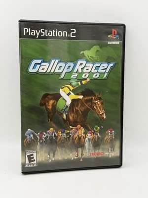 2001 Sony PlayStation 2 Gallop Racer Vid Game Black Label PS2 Tecmo Horse Racing