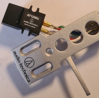 Audio Technica Tonabnehmer AT 120 EB incl. Headshell