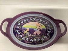 Disney Parks Minnie Mouse Provence France Serving Tray Ceramic New