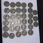 33 Buffalo Nickels Coin Set Unreadable/Readable Dates variety of dates