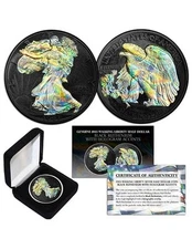 HOLO Walking Liberty Half Dollar Ruthenium Silver Coin USA 1943