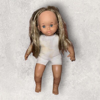 Ancienne Poupée Avec Yeux Dormeurs année 70 : Achat occasion | Poupées Vintage Prématuré (- de 45 cm) Très bon état