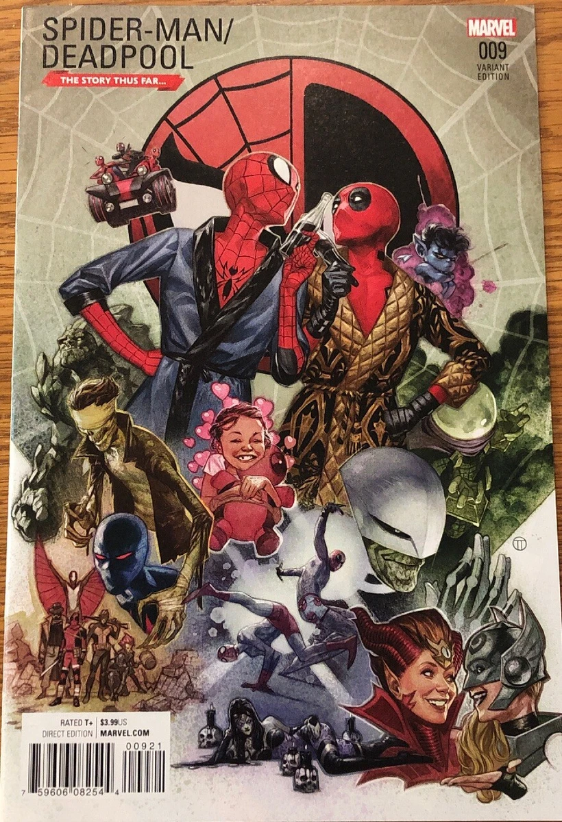 SPIDER MAN DEADPOOL THE STORY THUS FAR 9 VARIANT COVER MARVEL