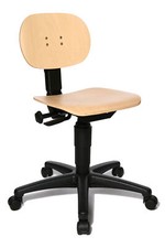 Drehstuhl Arbeitsstuhl Werkstattstuhl Produktion Topstar Tec 11 Holz Neuware