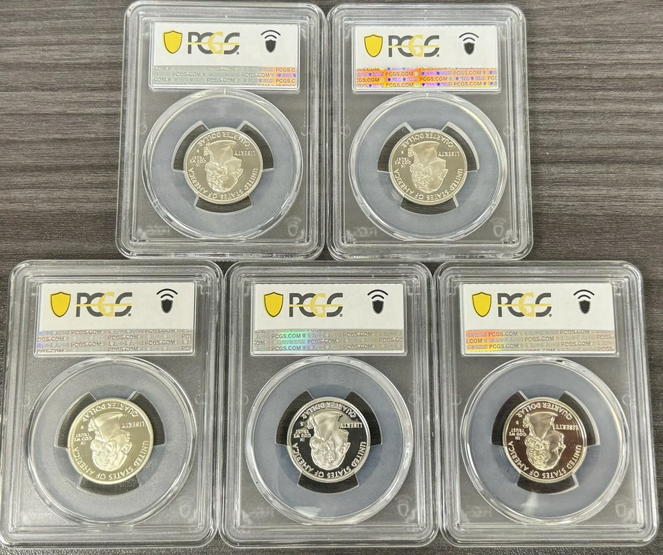 1999 S Silver Proof Quarter Set PCGS PR69DCAM - Image 2 of 2