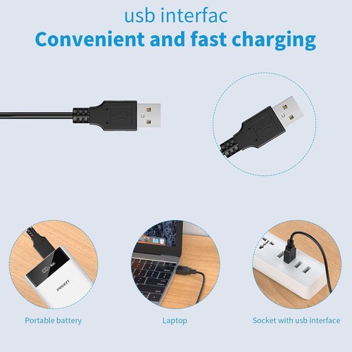 MANSPOT Trimmer Charger USB Charging Cord Compatible with MANSPOT Groin Hair ... - Picture 5 of 5