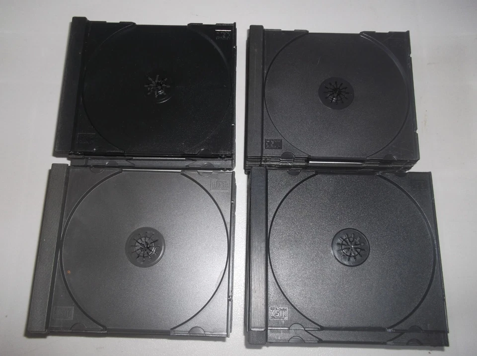 Job Lot x100 Black/Grey Jewel/Storage case inserts Excellent pre owned free P+P - Image 2 of 2