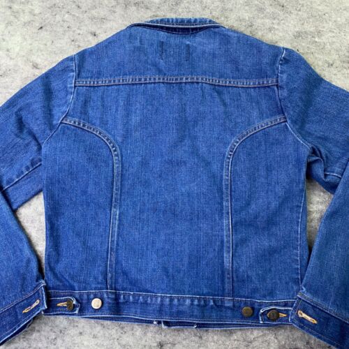 Vintage Sedgefield Womens Jacket Medium Blue Denim Trucker 70s 80s Made In USA - Picture 10 of 18