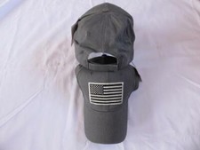 USA SUBDUED TACTICAL PATCH GREY GREY HAT CAP PREMIUM COTTON 