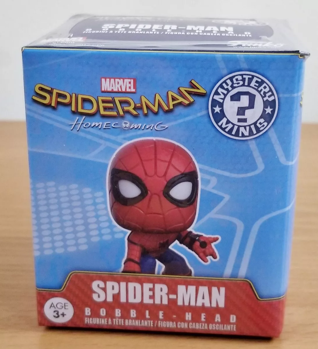 Funko Mystery Minis Marvel Spiderman Homecoming Spider Man Bobblehead New Sealed