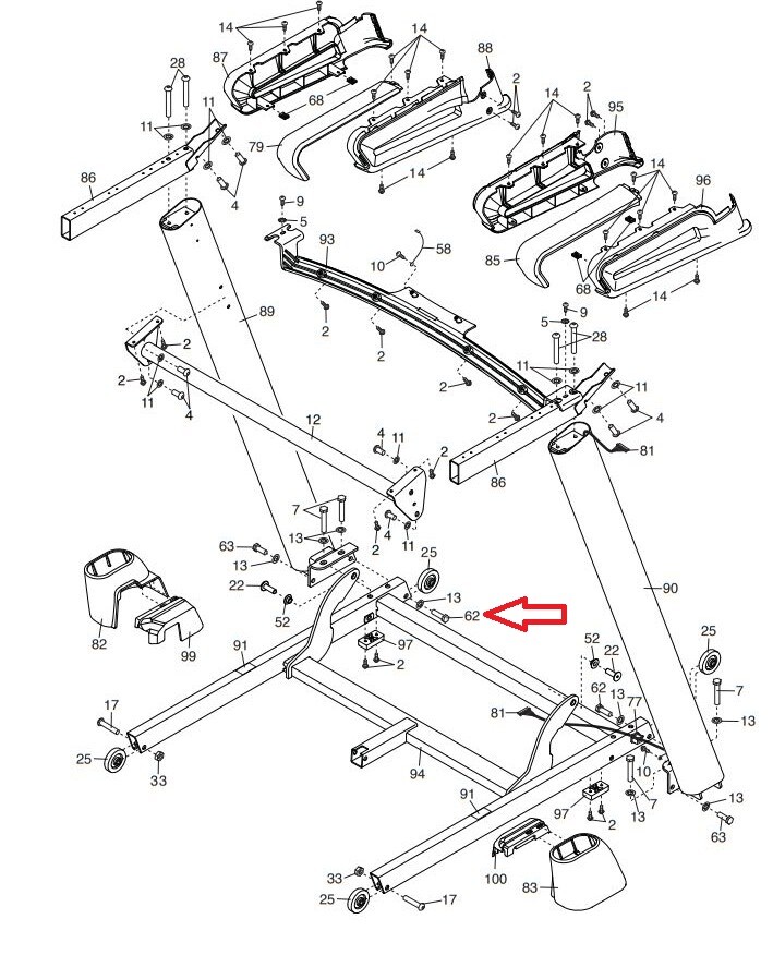 Freemotion Icon Nordictrack Parts Treadmill Replacement Parts Icon