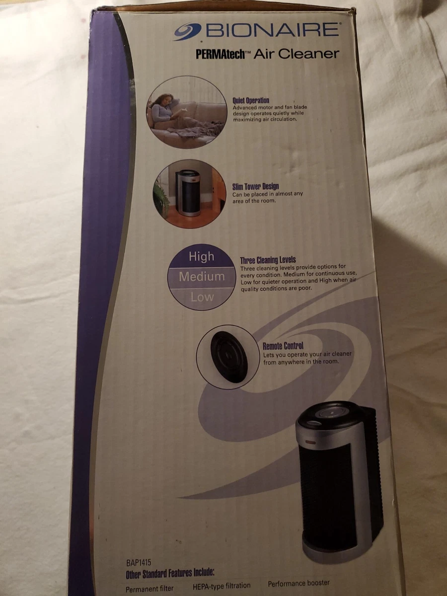 Bionaire permatech 2024 air cleaner