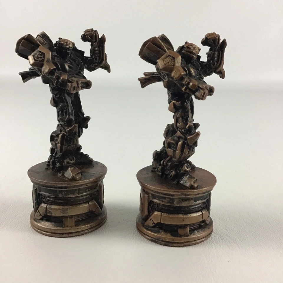 Transformers Chess Set Knight Replacement Game Pieces Gold Autobot 2006 Hasbro - Image 4 of 4