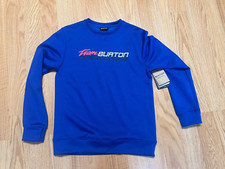 Burton Snowboards Oak Crew Neck Fleece Cobalt Blue Medium