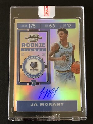 その他 2019-20 Panini Silver Prizm Ja Morant RC 2019-20 Panini Contenders Optic Ja Morant Autograph Silver Prizm