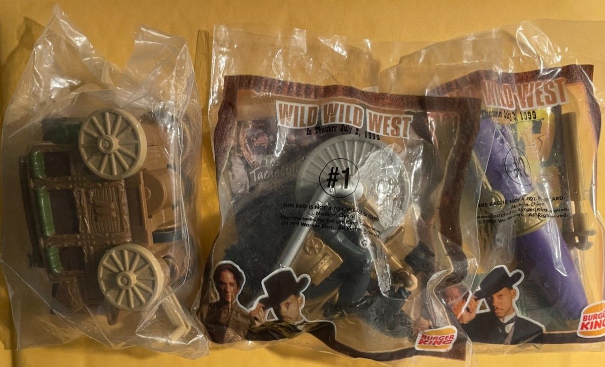 Wild Wild West (Will Smith) Burger King Kids Meal Toy Lot of