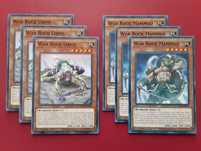 Yugioh War Rock Deck 45 Cards Mountain Medium Complete Budget Tournament  Ready | eBay