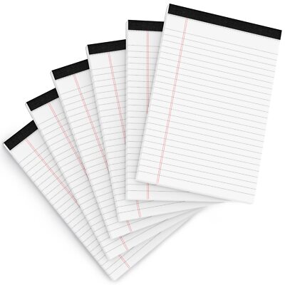 Legal Pads 5x8 Inch Writing Pads for Office Note Pads 5x8 for Work 80 GSM Pap...