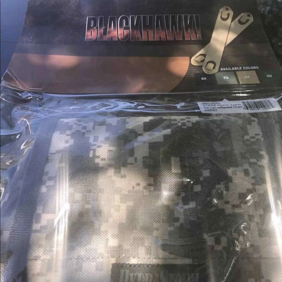 ACU MOLLE Hydration System Carrier Speed Clips Arpat Blackhawk S.T.R.I.K.E. Hike - Image 3 of 3