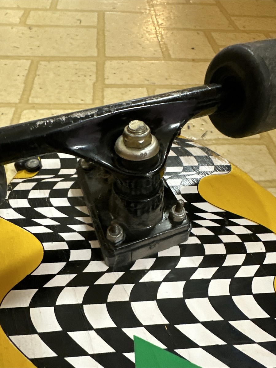 Vintage Skateboard 7 UP Spot Spinner 80s Complete Skate Deck